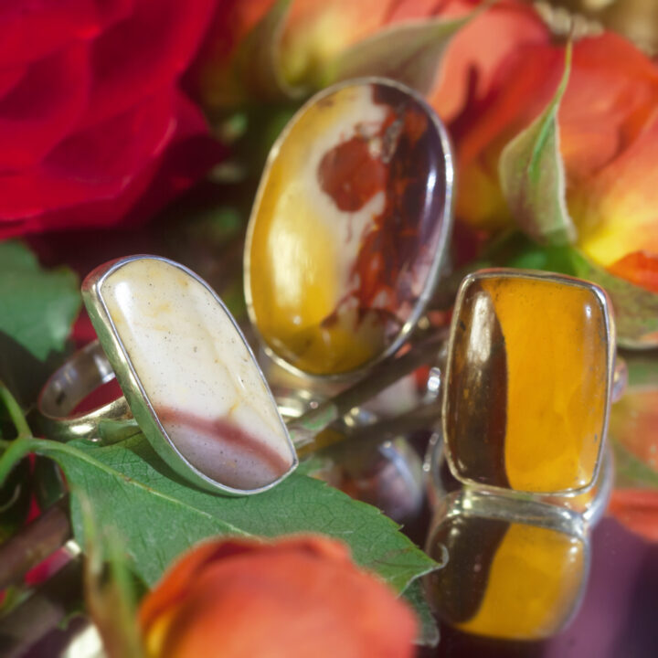 Goddess of Beauty Mookaite Jasper Ring