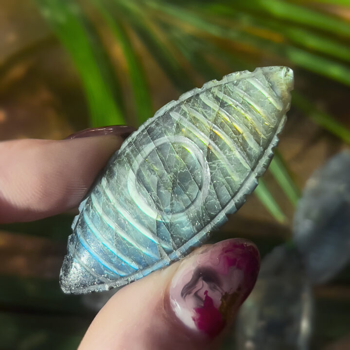 Labradorite Third Eye Meditation Stone