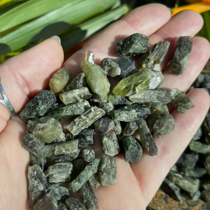 Natural Green Diopside Crystal