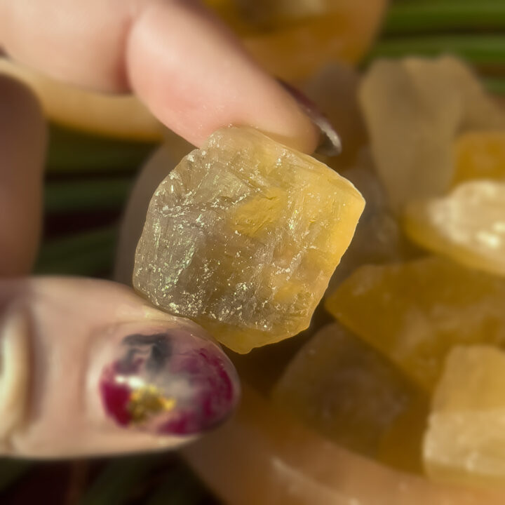 Natural Yellow Fluorite