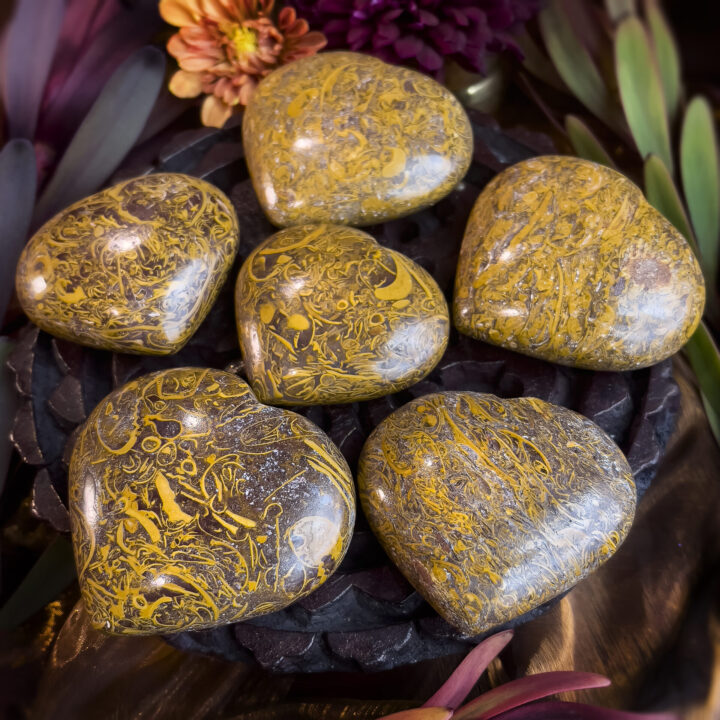 Sanskrit Jasper Heart of Ancient Secrets