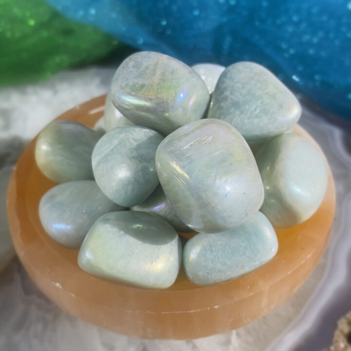 Tumbled Angel Aura Amazonite