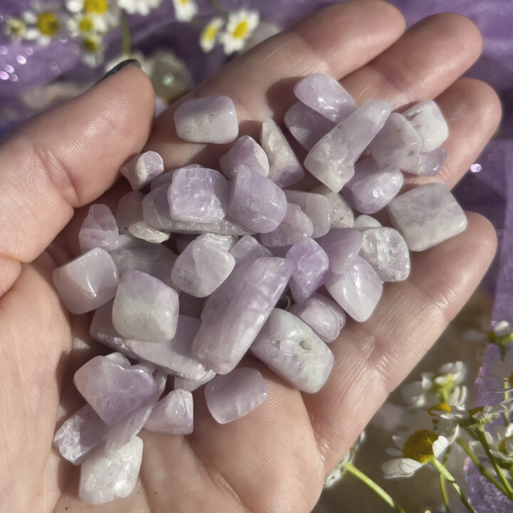 Tumbled Kunzite