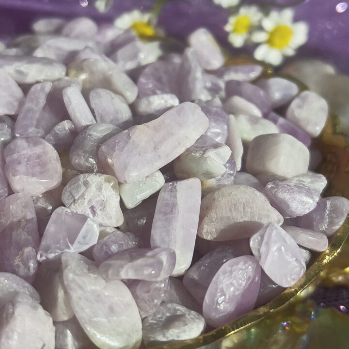 Tumbled Kunzite