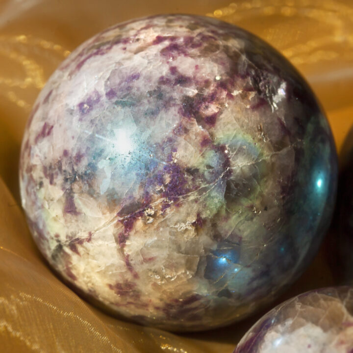 Angel Aura Pink Tourmaline Sphere