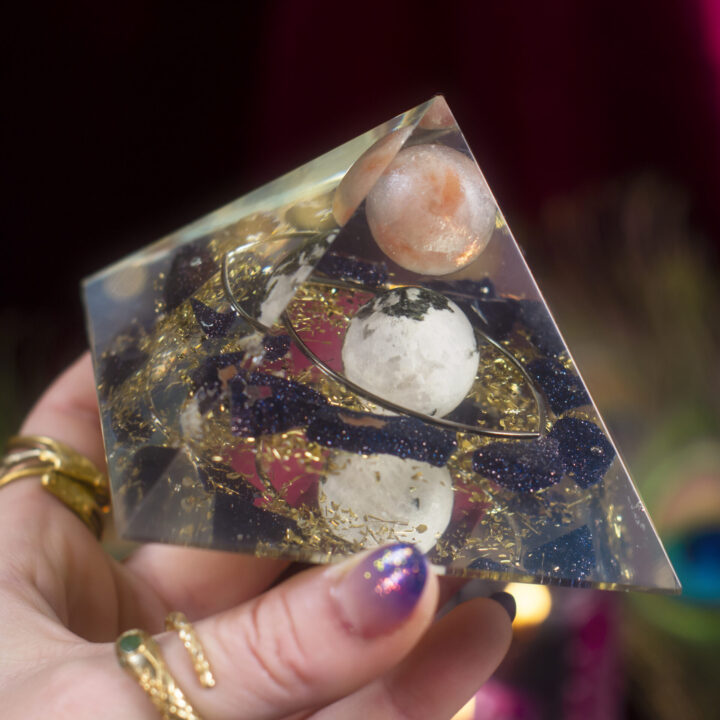 Planetary Orgone Pyramid: Sun and Moon