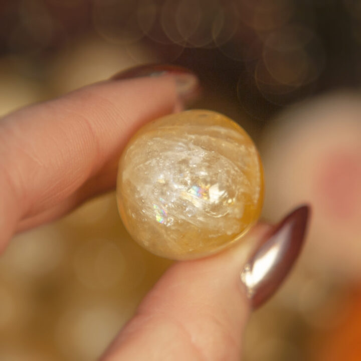 Tumbled Golden Healer Quartz