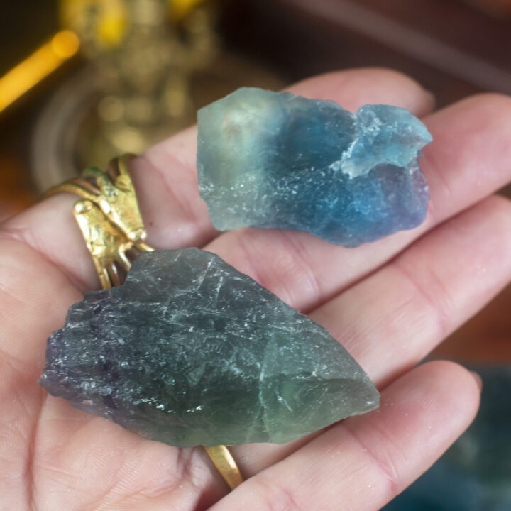 Natural Teal Fluorite