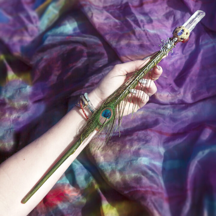 Priestess Peacock Amplification Wand