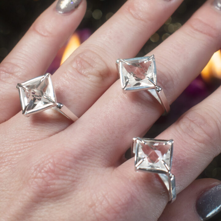 Clear Quartz Magician Ring