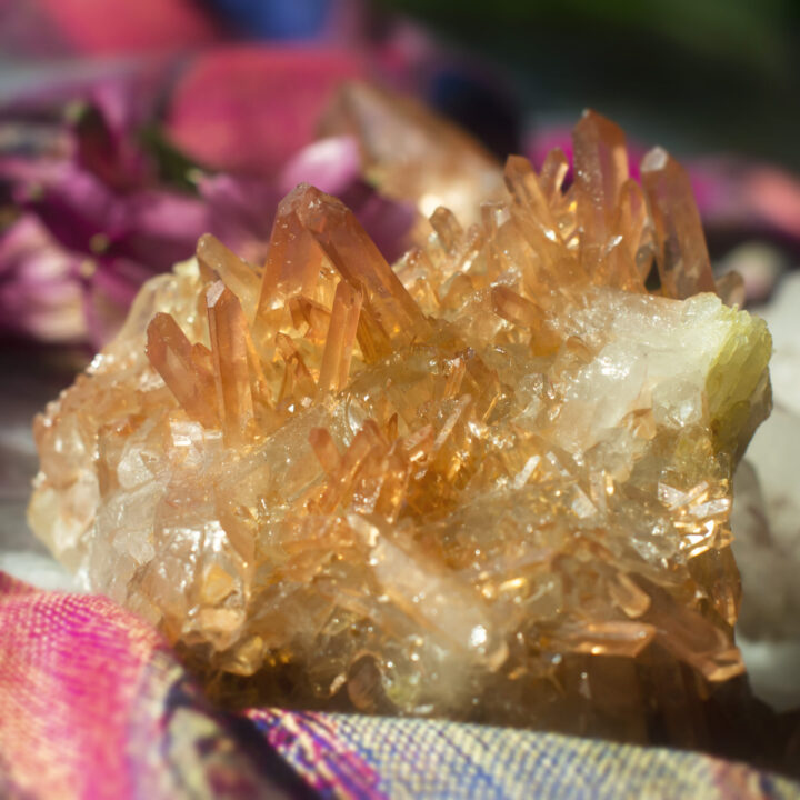 Intuitively Chosen Lemurian Quartz Cluster