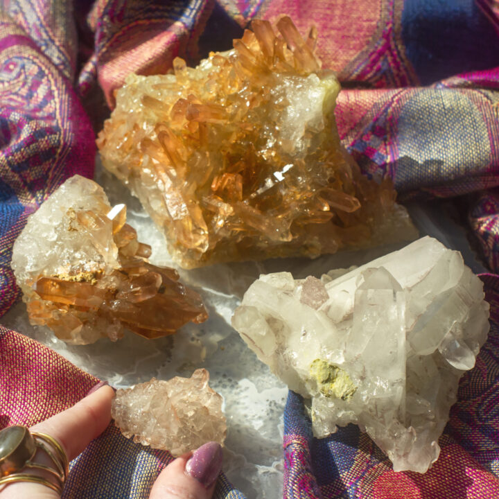 Intuitively Chosen Lemurian Quartz Cluster