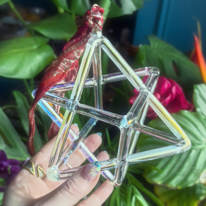 Singing Angel Aura Quartz Merkaba