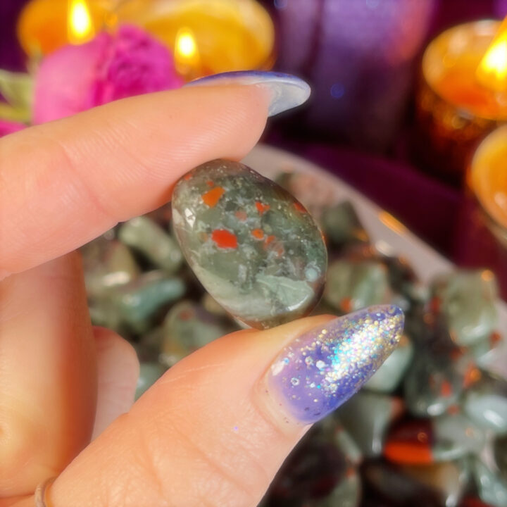 Tumbled African Bloodstone