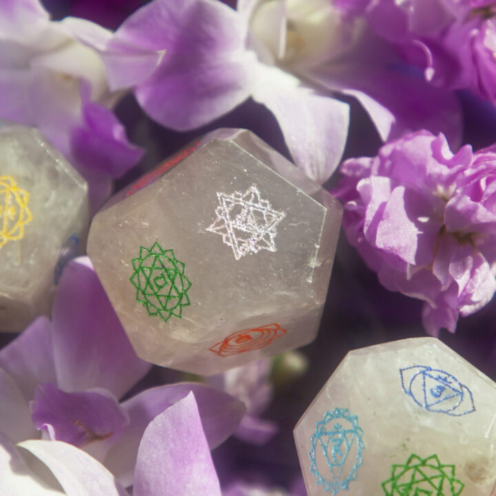 Smoky Quartz Chakra Healing Dice