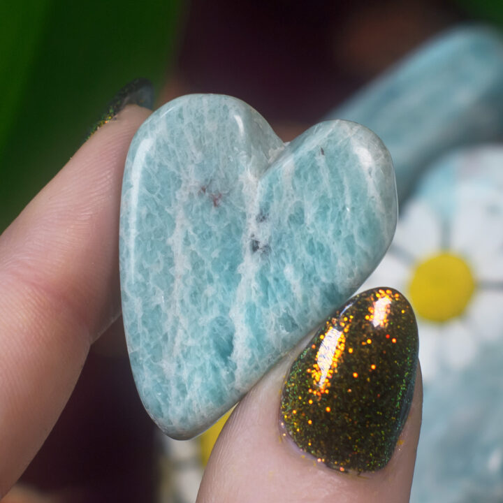 Tumbled Amazonite and Smoky Quartz