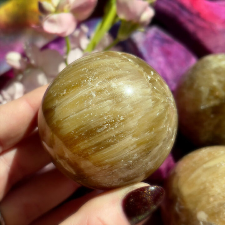 Angel Blessings Chrysoberyl Sphere