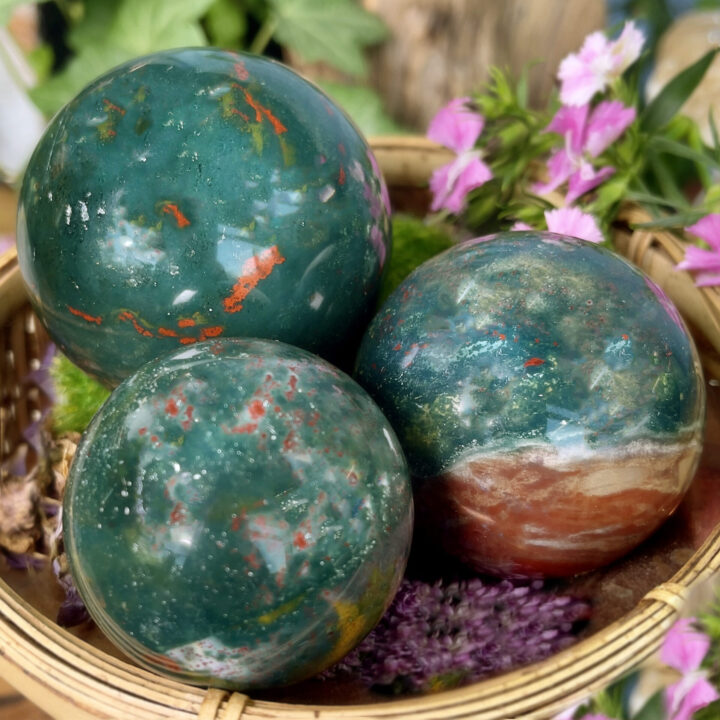 Master Healing Bloodstone Sphere