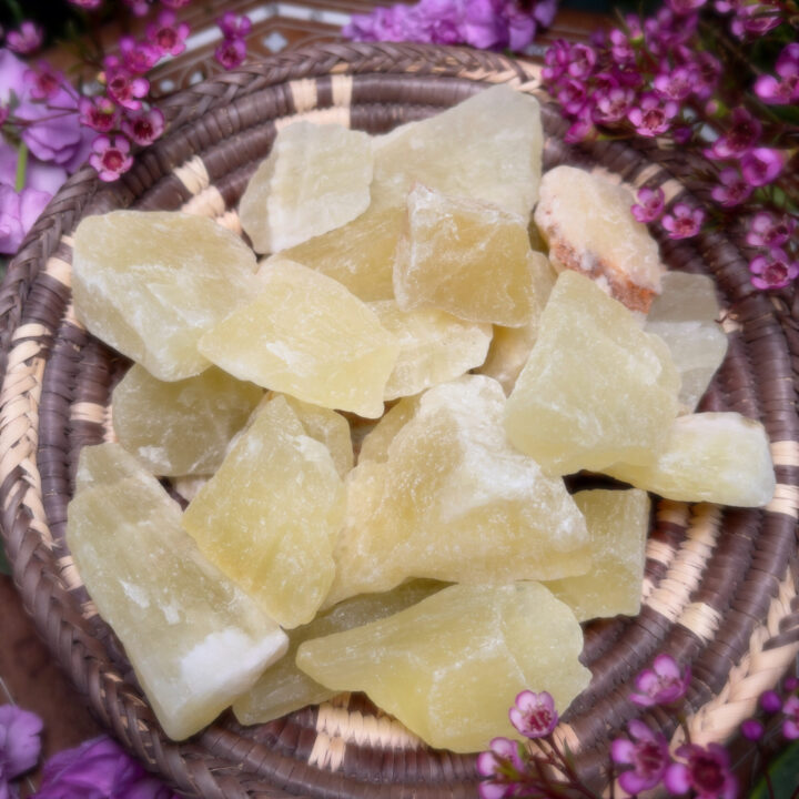 Natural Yellow Calcite