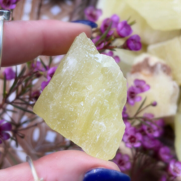 Natural Yellow Calcite