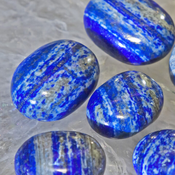 Queens Confidence Lapis Lazuli Palm Stone