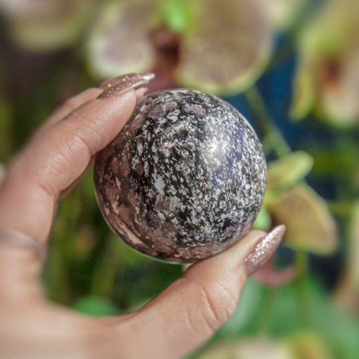 Spinel in Biotite Matrix Manifestation Sphere