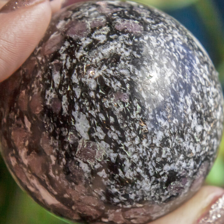 Spinel in Biotite Matrix Manifestation Sphere