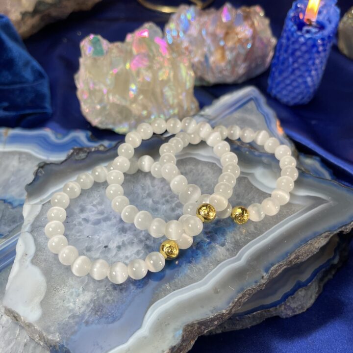 White Cat’s Eye Cosmic Gateway Bracelet