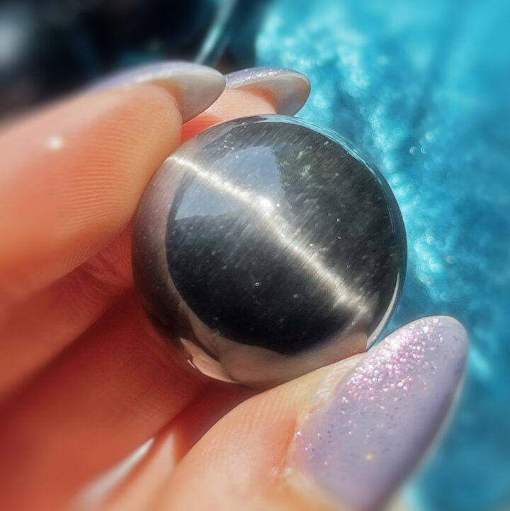 Black Cat's Eye Divine Feminine Magic Sphere