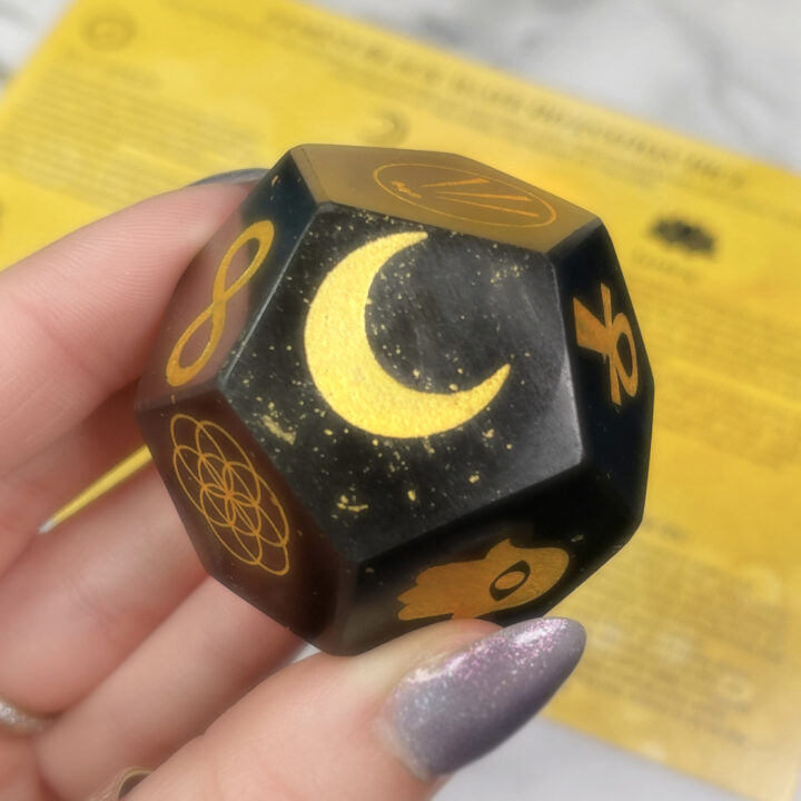 Black Agate Divination Dice