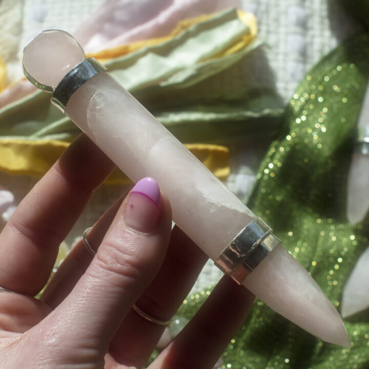 Rose Quartz Pocket Wand