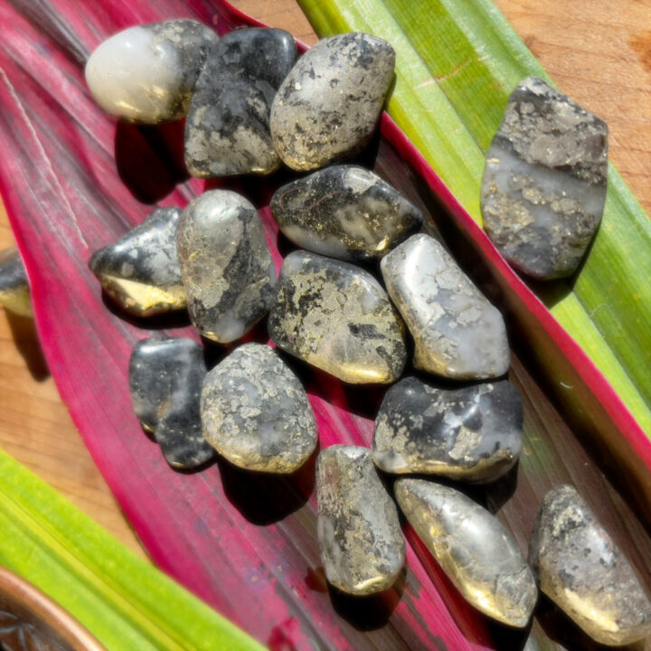 Tumbled African Gold Pyrite