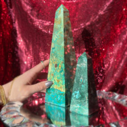 Chrysocolla Obelisk