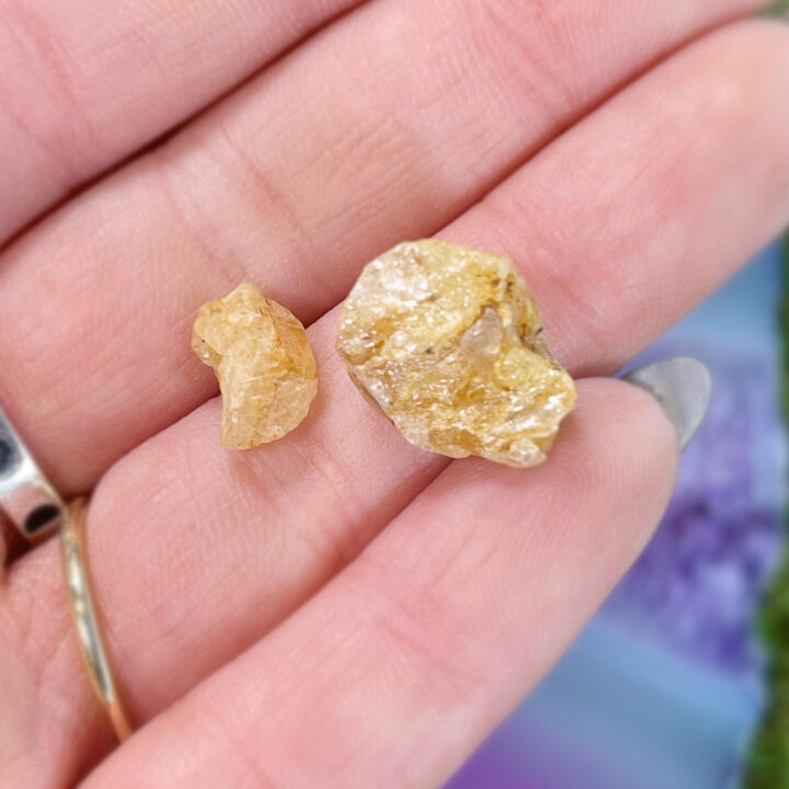 Natural Golden Phenakite