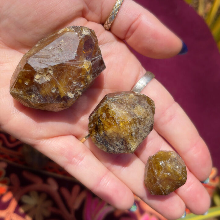 Rare Yellow Green Grossular Garnet