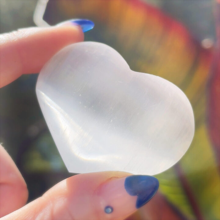 Selenite Peace and Light Heart