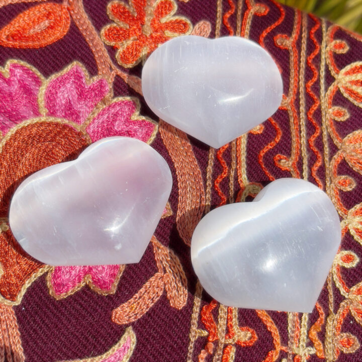 Selenite Peace and Light Heart