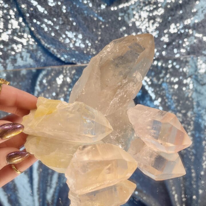 Tangerine Lemurian Quartz Point