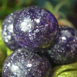 Gemmy Lepidolite Peaceful Soothing Sphere