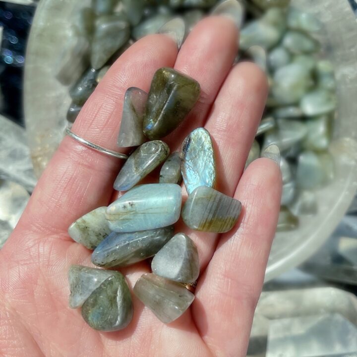 Tiny Tumbled Labradorite