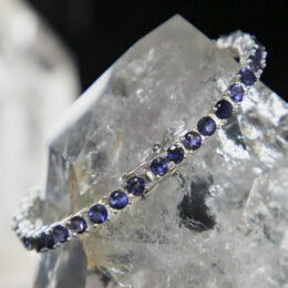 Guidance and Vision Iolite Tennis Bracelet