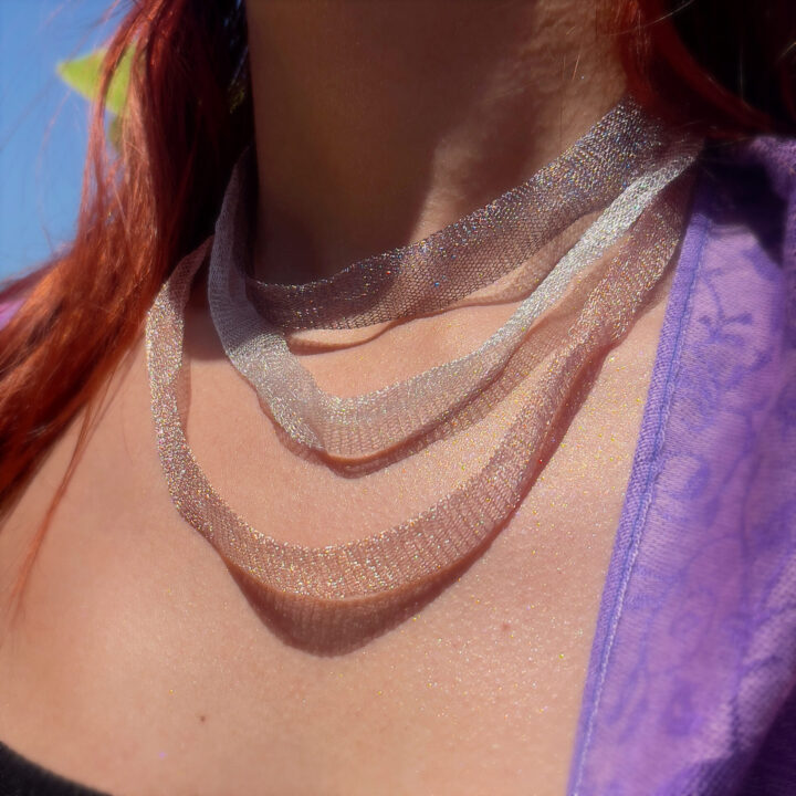 Titanium Mesh Necklace