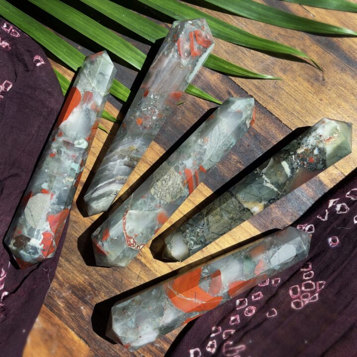 Master Healing African Bloodstone Vogel Misfit Mineral