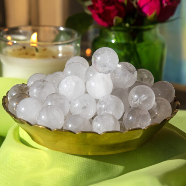 Mini Clear Quartz Amplification Sphere