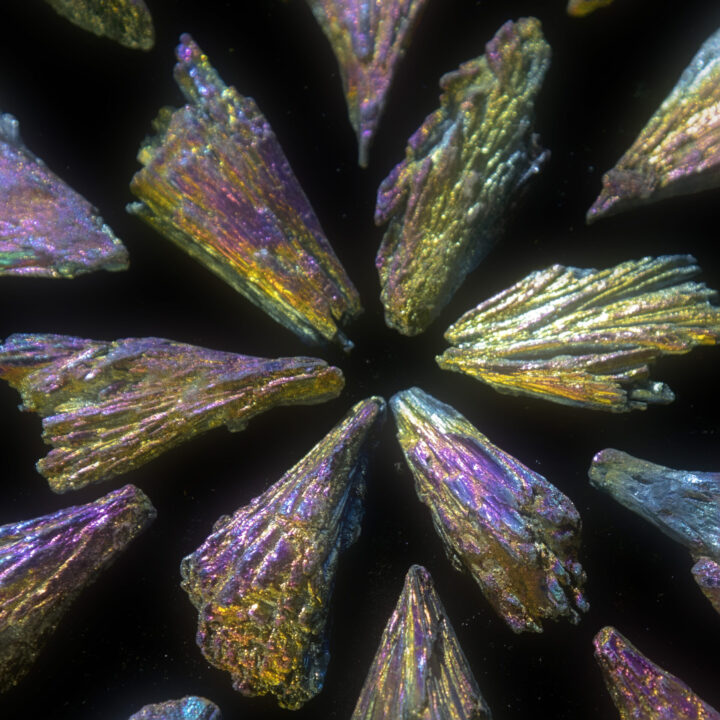 Titanium Aura Black Kyanite Spear