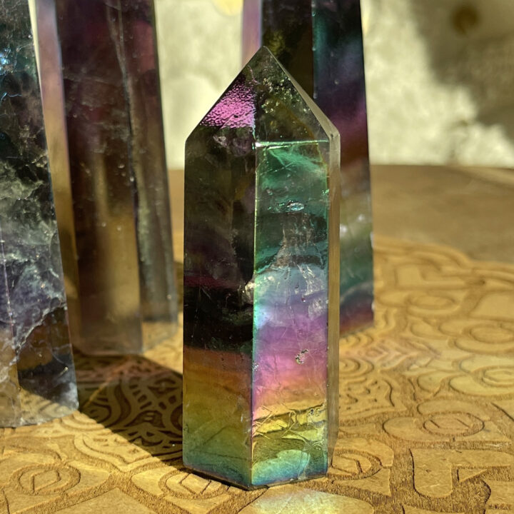 Titanium Aura Rainbow Fluorite Generator