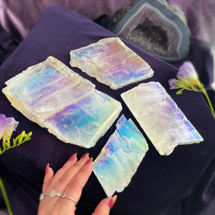 Angel Aura Selenite White Light Charging Plate