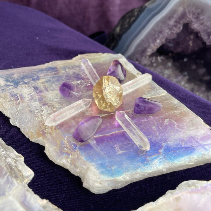 Angel Aura Selenite White Light Charging Plate