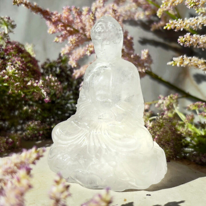 Clear Quartz Buddha