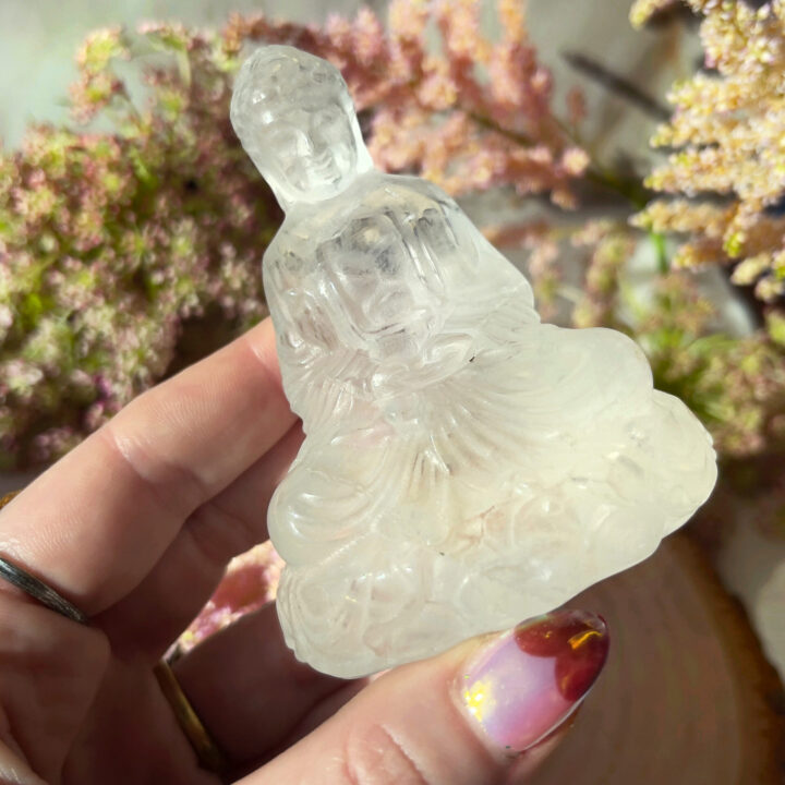 Clear Quartz Buddha